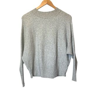 Alga ribbed mock-neck ribbed sweater grey MEDIUM